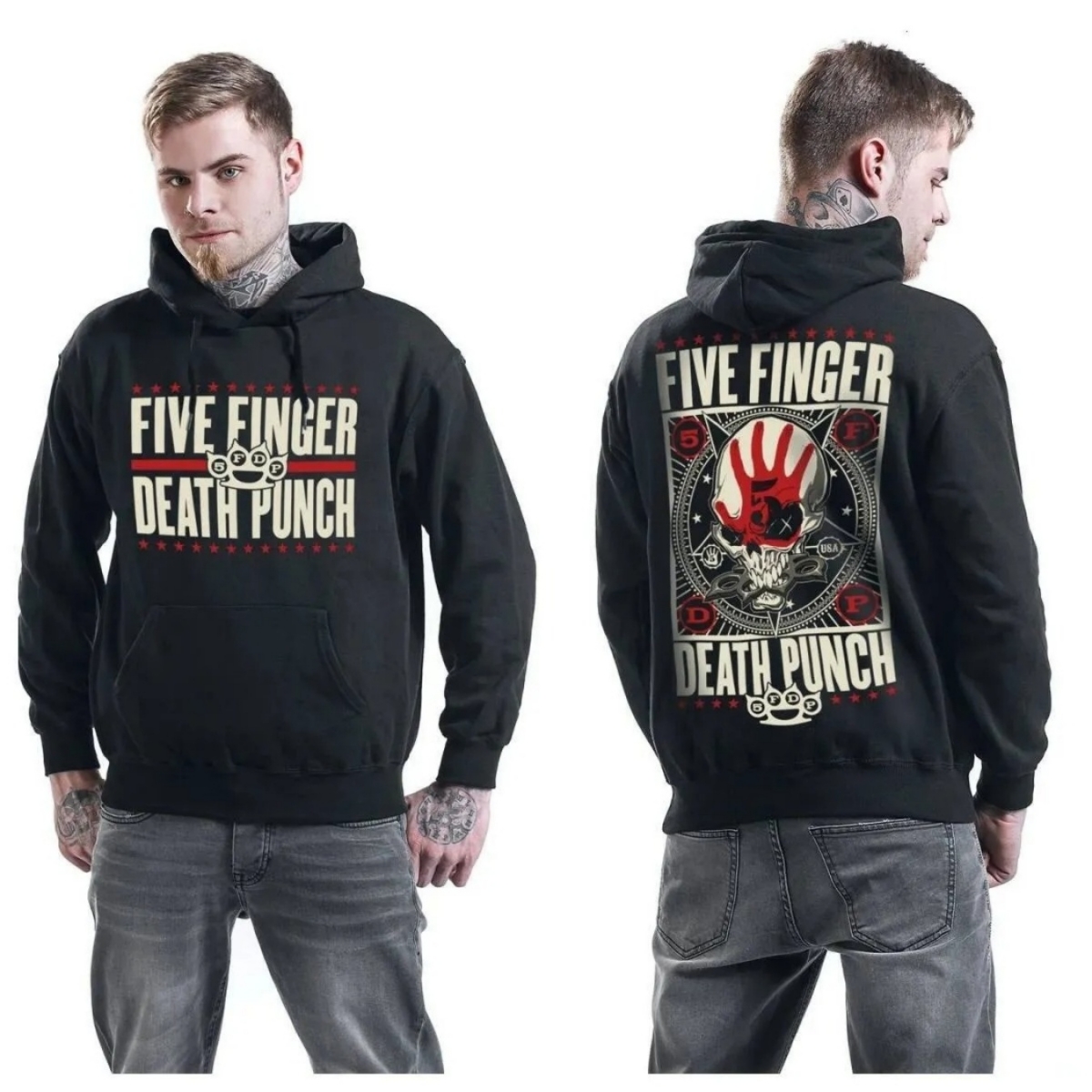 Brand Of Streetwear - Black Sports Casual Hoodies Printed Men