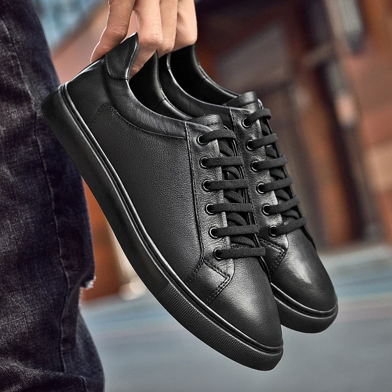 Men Fashion Brand Genuine Leat - огляд і ціна Streetwear Brand Shoes