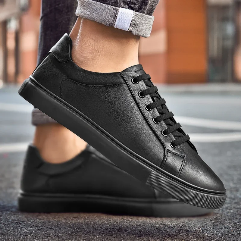 Men Fashion Brand Genuine Leat - огляд і ціна Streetwear Brand Shoes