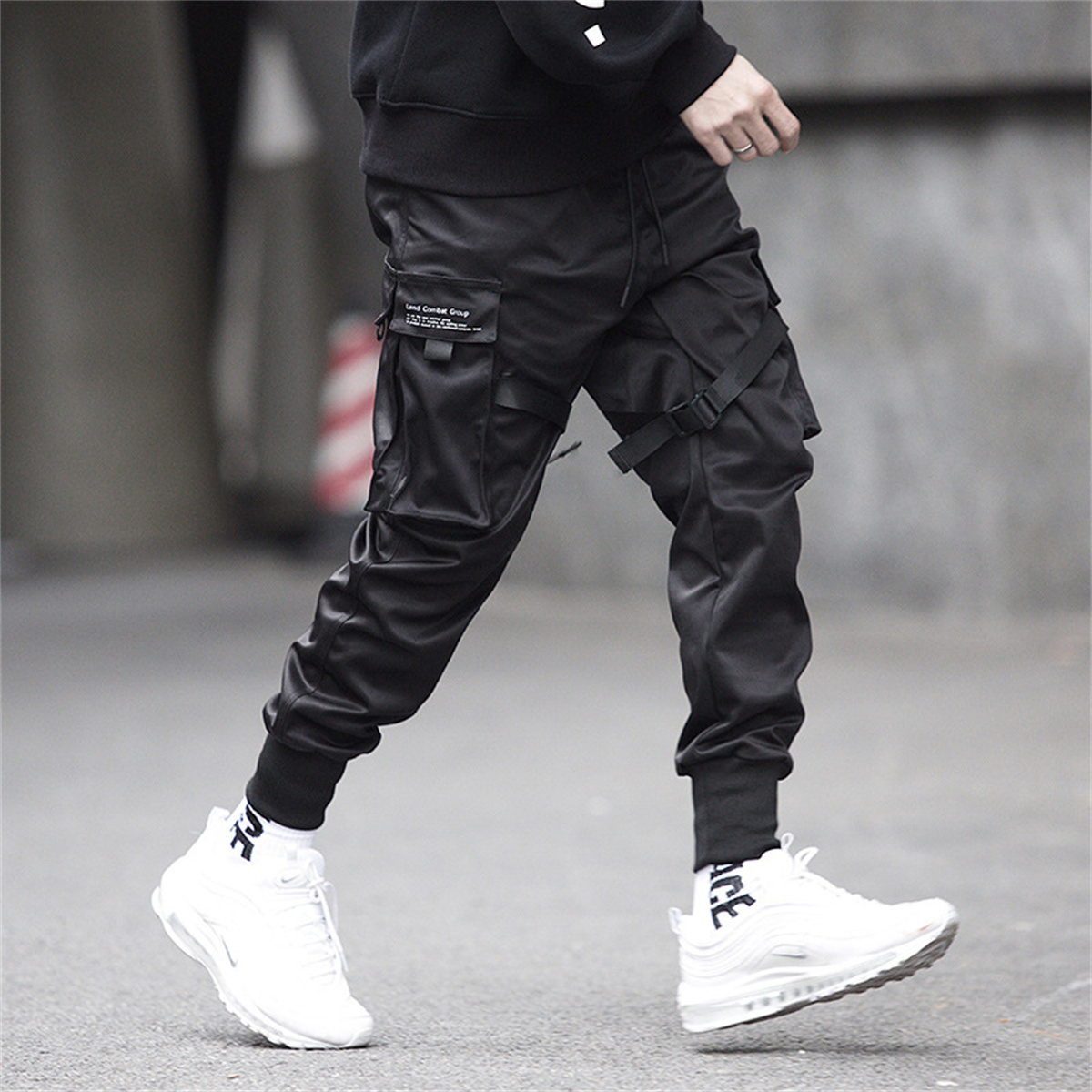 Black Hip Hop Cargo Pants Summ - огляд і ціна Urban Streetwear Brand