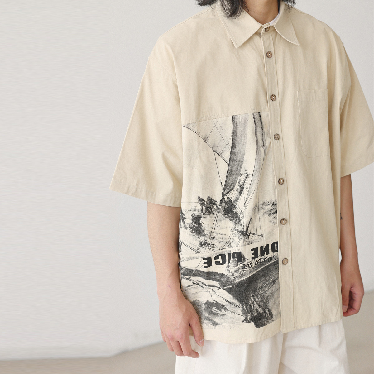 Japanese Fashion Shirts Men Vi - огляд і ціна Streetwear Brand Japanese