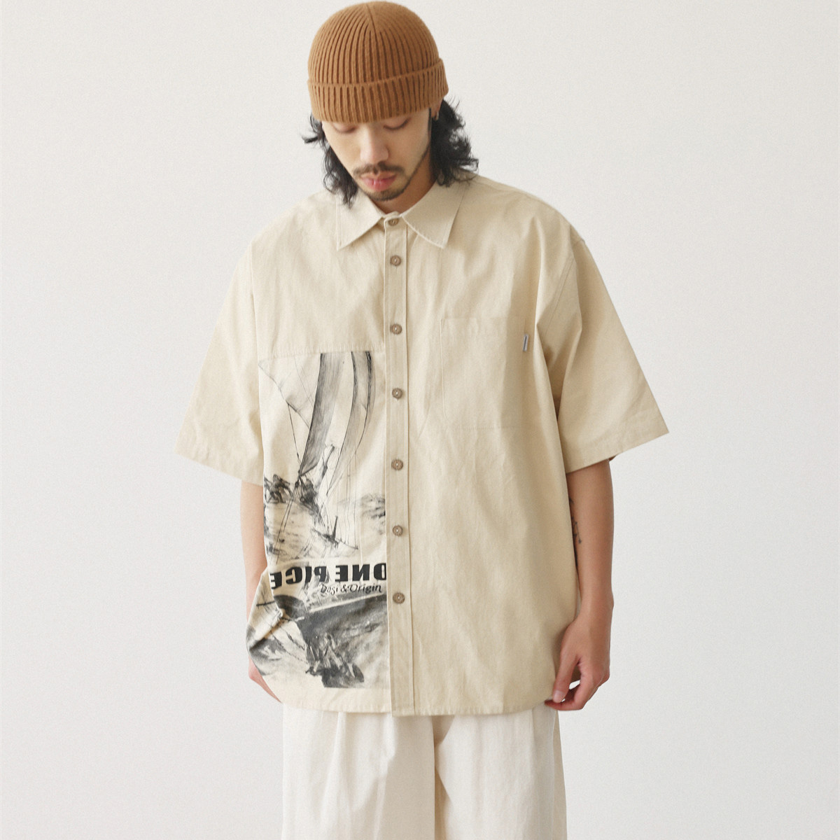 Japanese Fashion Shirts Men Vi - огляд і ціна Streetwear Brand Japanese