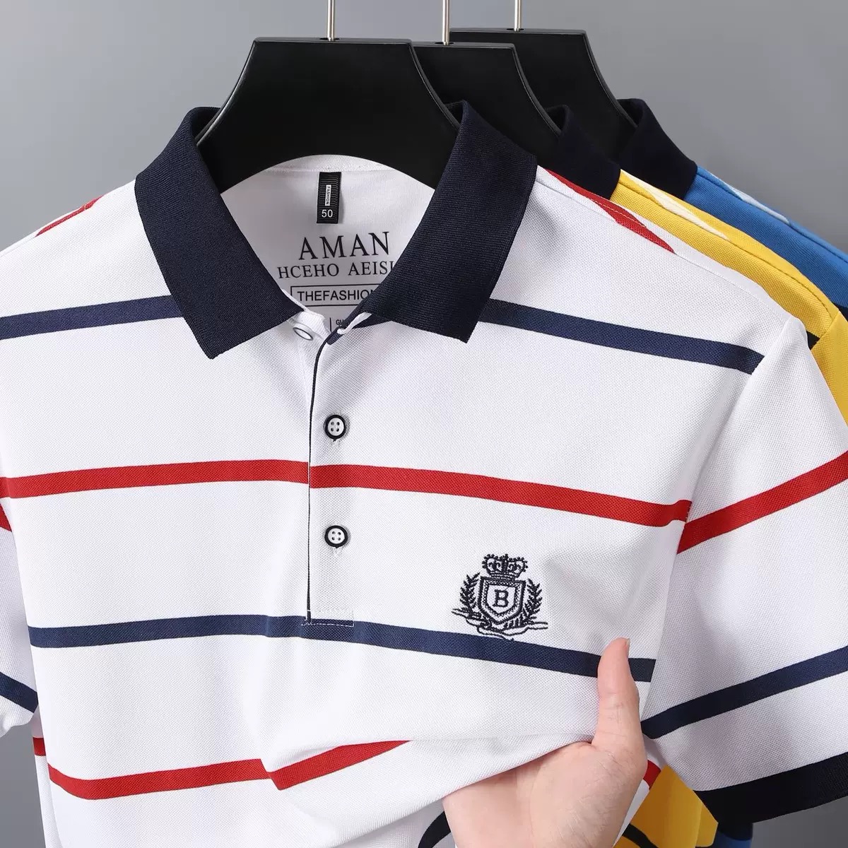 Fashion striped short sleeve m - огляд і ціна Urban Streetwear Brand